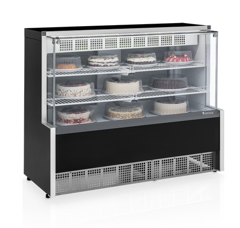 Balcão Vitrine Refrigerada Confeitaria 1.40m GPEA-140 - Gelopar