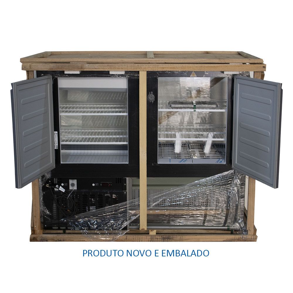 Balcão Vitrine Quente e Fria 1.40m GQEA-140 - Gelopar